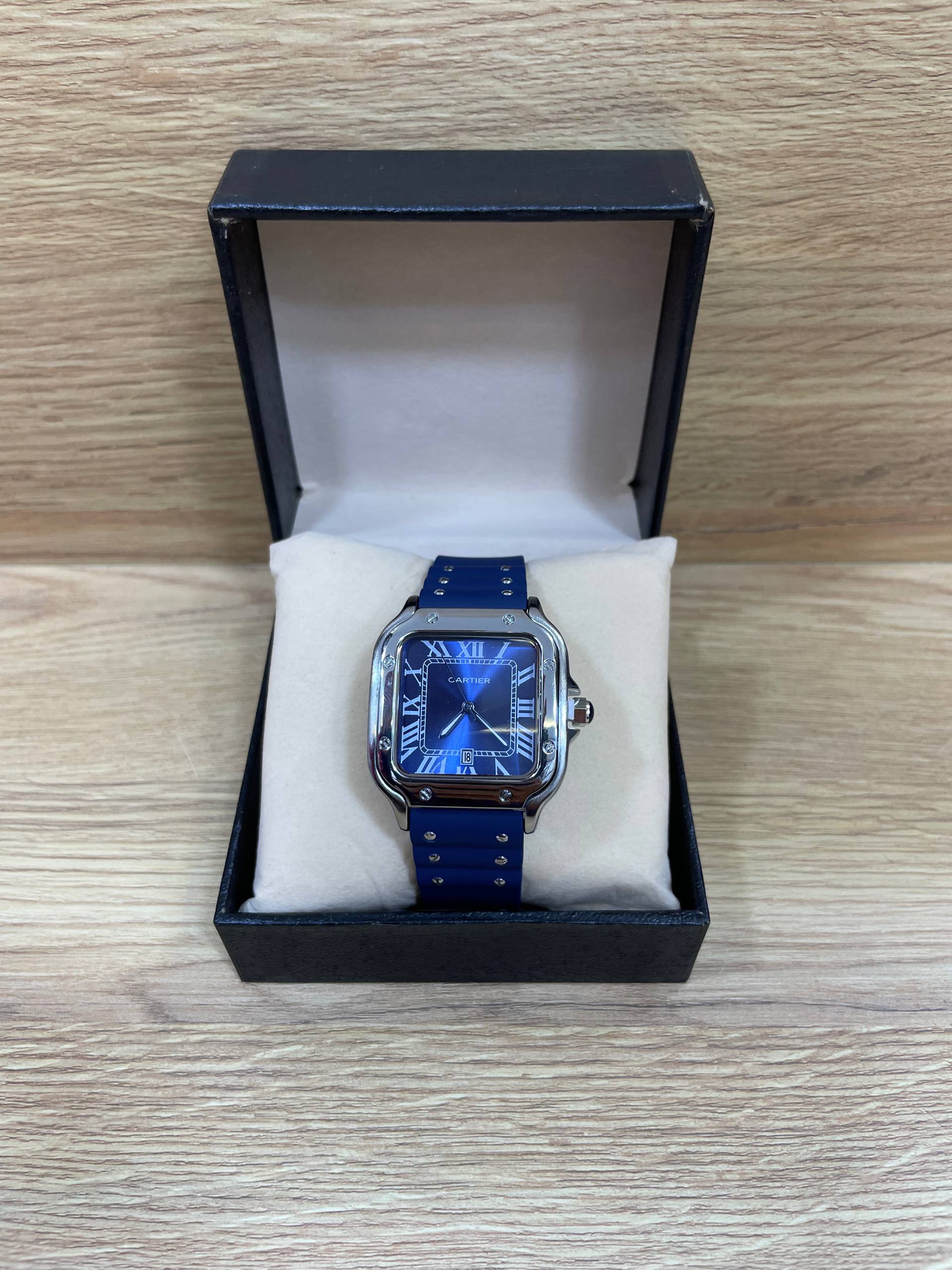 CARTIER SANTOS SILICON BOITE SIMPLE