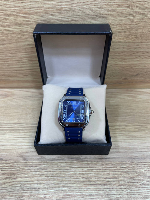 CARTIER SANTOS SILICON BOITE SIMPLE