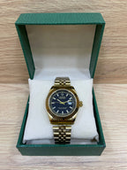 ROLEX DATE JUST GOLD BOITE SIMPLE