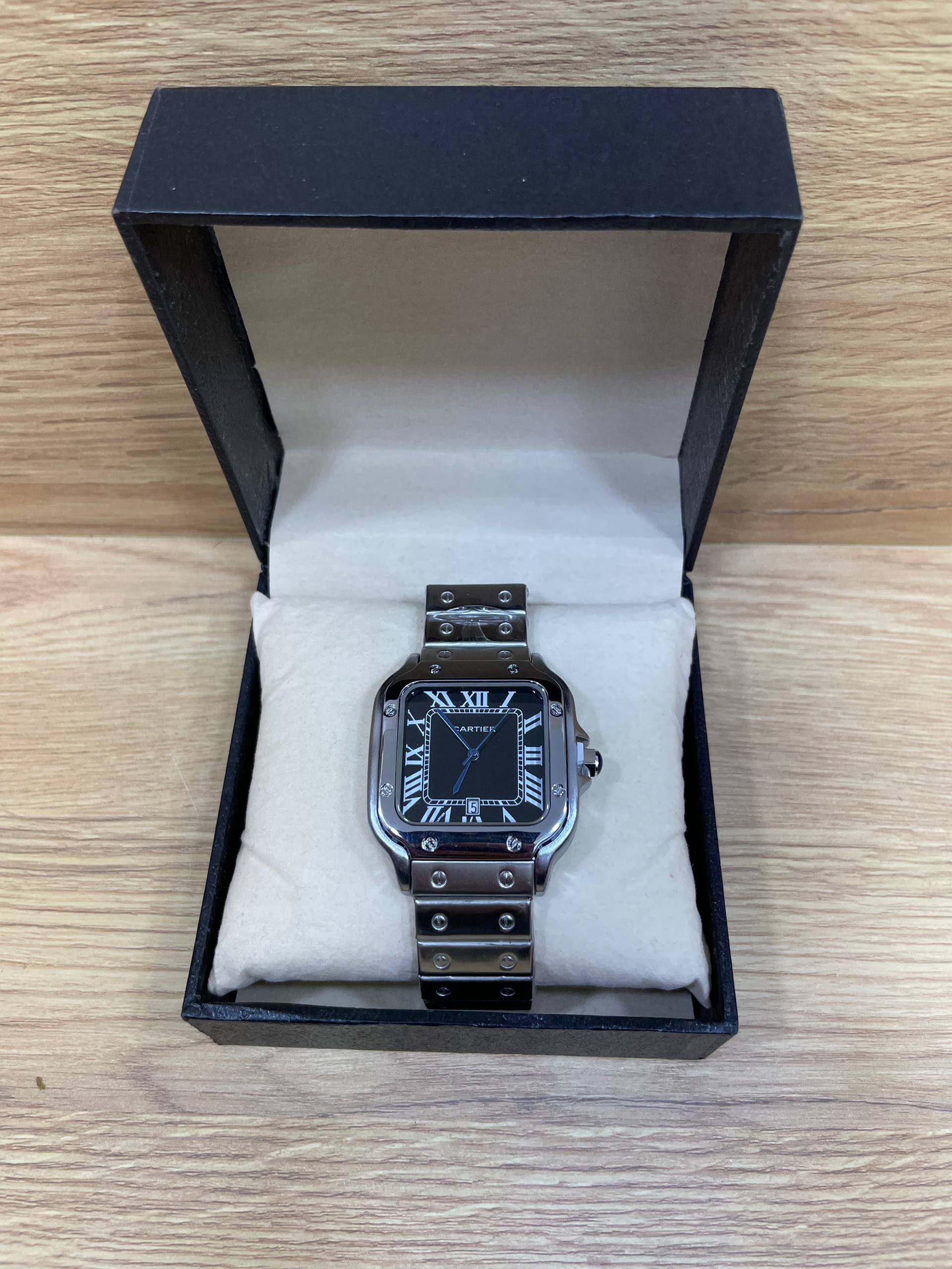CARTIER SANTOS BOITE SIMPLE
